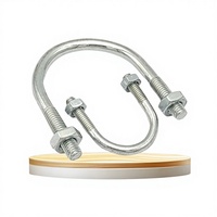 Boulons en forme de U et boucle de tuyau en acier galvanisé Série DN Tailles M6M8M10M12 en stock