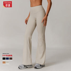 Pantalones de Yoga de Cintura Alta para Mujer, Marca Zechuang, con Corte Acampanado, Elásticos en Cuatro Direcciones, para Fitness, Running y Deportes, Modelo DCK9172 - Product Image 2