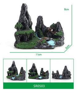 Petite rocaille aquatique, accessoires de décoration d'aquarium, résine, simulation artificielle de rocaille, paysage, décorations de réservoir à poissons - Product Image 6