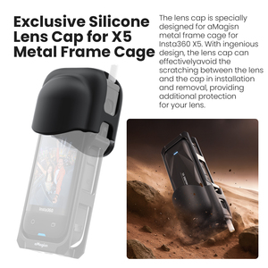 Amaginn khung kim loại trường hợp đối với insta360 X5 nhanh chóng phát hành bảo vệ khung lồng cho insta360 X5 Thể thao Phụ Kiện máy ảnh - Product Image 2