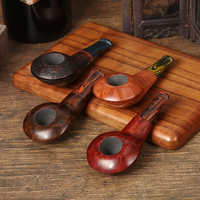 Futeng fait à la main en bois joli modèle tabac tuyau de luxe haute qualité 3mm conduit bruyère bois fumer tuyaux accessoires pour fumer