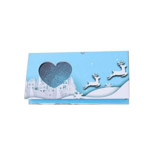 Beauty fornisce confezione natalizia scatola Custom frusta per ciglia vassoio di carta imballaggio Private Label ciglia da viaggio per ciglia scatole di ciglia - Product Image 5