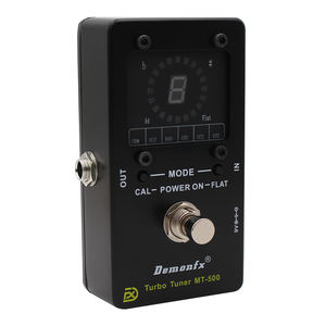 Demonfx MT500 Pedal <span class=keywords><strong>Afinador</strong></span> Estroboscópico Turbo Mini <span class=keywords><strong>de</strong></span> Aluminio para <span class=keywords><strong>Guitarra</strong></span>/Bajo - Product Image 2