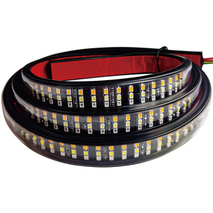 <span class=keywords><strong>Bande</strong></span> lumineuse LED 12V 60 pouces pour hayon, feu de signalisation rouge, feu stop blanc, feux de recul, clignotants séquentiels ambre, feux stroboscopiques - Product Image 2