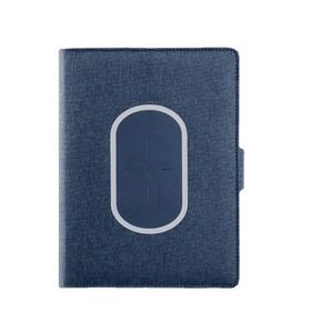 Caricabatterie Wireless a Forma di Notebook, Power Bank Esterno da 8000mAh con Supporto per Ricarica Rapida per <span class=keywords><strong>Smartphone</strong></span> - Product Image 4
