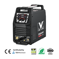 Soudeuse 4-en-1 Pulse MIG MAG MMA HF TIG, machine à souder à l'arc à haute performance LEVIN 200A avec inverseur IGBT