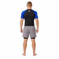 Ensemble BJJ sans Gi personnalisé ODM/OEM, Rashguard par sublimation, Short de grappling, Combinaison d'entraînement MMA à séchage rapide et à compression