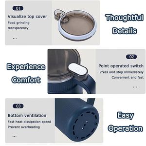 New Coffee Bean Grain Electric Dry High-quality Factory Mixer Coffee <b>Grinder</b> Stainless Steel Automatic <b>Mini</b> Nuts Spice Blender - Product Image 2
