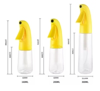Flacon pulvérisateur rechargeable à brume fine continue, vide, en plastique, pour salon, barbier, maquillage, voyage, avec gâchette