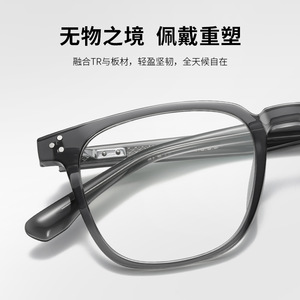 แว่นตา Wanda Eyewear รุ่น Tr4001 ทรงวงรี กรอบเต็ม ป้องกันแสงสีฟ้า น้ำหนักเบา สำหรับทุกเพศ - Product Image 2