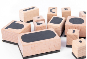 Drôle DIY Dessin Forme Jouet Éducatif Maternelle <span class=keywords><strong>Montessori</strong></span> Coloré <span class=keywords><strong>Timbres</strong></span> en Bois pour Enfants Cadeau - Product Image 2