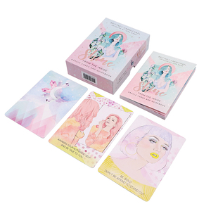 Cubierta de inscripción personalizada, venta al por mayor, tarjetas de oráculo, Libro del alfabeto, tarjetas de Tarot afroamericano, compra - Product Image 2