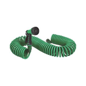 Tuyau d'arrosage extensible vert 15M avec pistolet de pulvérisation rétractable, kit d'irrigation - Product Image 4