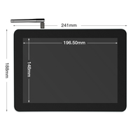 9.7 inç endüstriyel Android All-in-One Panel PC kapasitif dokunmatik ekran fansız Mini endüstriyel hepsi bir Tablet