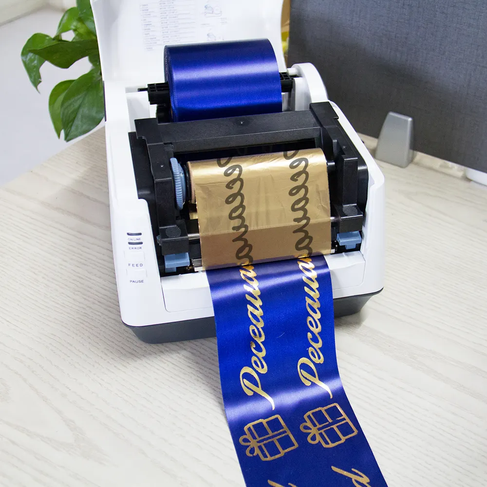 N-mark Satin ribbon printer CE Certification High-speed Professional production and development of ribbon printer