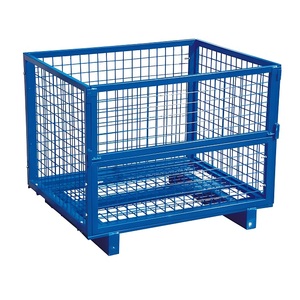 <span class=keywords><strong>Cage</strong></span> de stockage résistante pliable d'entrepôt de grande capacité de ventes directes d'usine galvanisée - Product Image 2