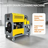 Machine de nettoyage de canalisations haute pression JZC 2900 PSI 60 LPM avec équipement de rétraction automatique des tuyaux