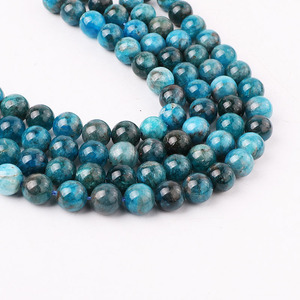 Commercio all'ingrosso di Alta Qualità di <span class=keywords><strong>Pietra</strong></span> Naturale 4/6/8/10 millimetri Ocean <span class=keywords><strong>Apatite</strong></span> <span class=keywords><strong>Pietra</strong></span> Branelli Allentati Rotondi Per La monili Che Fanno - Product Image 1
