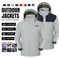 Veste d'hiver personnalisée à capuche avec fermeture éclair, coupe-vent, en duvet et coton, pour hommes, randonnée en plein air, sports, vêtements de travail, veste d'équipe