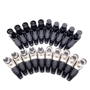 <span class=keywords><strong>Cable</strong></span> de audio <span class=keywords><strong>XLR</strong></span> macho/hembra de 3 pines, Conector de ángulo recto, conector negro/plateado - Product Image 6