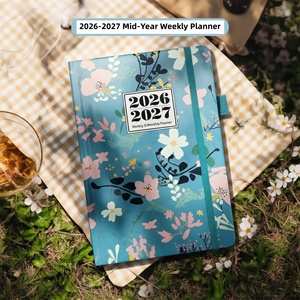 Libretas y Diarios Personalizados con Impresión Bajo Demanda, Tamaño A5, Cubierta de Cuero y Tela, 100 Hojas, Encuadernación Cosida - Product Image 2