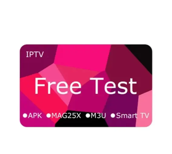 En istikrarlı ücretsiz Test Smarters IPTV 12 ay kod IPTV abonelik 4k m3u iptv bayi paneli TV çubuk mini PC