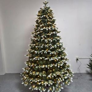 Sapin de Noël Premium de 240 cm (8 pieds) en PE de haute qualité, sans mauvaise odeur, avec support rotatif - Product Image 4
