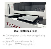Garros T5 Dtg Machine High-Speed Direct-To-Kleding Afdrukken A3 Breedte Digitale Print Vurige Server Voor Textiel Katoenen Stof Nieuw