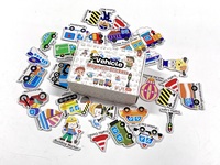 Autocollants magnétiques pour véhicules UCI ODM pour enfants, jouet éducatif sur le transport, puzzle magnétique DIY, ensemble de jouets d'apprentissage