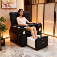 Canapé de massage, mobilier de salon de beauté, fauteuil de pédicure multifonctionnel, fauteuil de manucure de luxe, fauteuil de spa pour bain de pieds