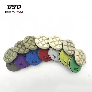 Resin Diamond Polishing Pad For Scratches Removing Resin Pads For Concrete Stone Polishing