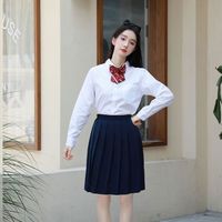 Seragam Sekolah Katun Unisex untuk Siswa SD SMP, Pakaian Anak Bergaya untuk Pertunjukan Paduan Suara, Puisi, dan Recital, Layanan OEM