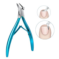 Coupe-ongles incarné en acier inoxydable à pointe pointue de 120 degrés Coupe-ongles à lame droite Coupe-ongles incarnés et épais