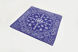 Pañuelo cuadrado de algodón 100% personalizado con diseño de tu propio logotipo, pañuelo de algodón personalizado para exteriores, moda de 22x22 pulgadas - Product Image 2