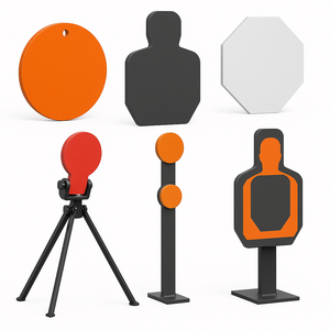 工場面白い戦術的な射撃ターゲット<span class=keywords><strong>AR500</strong></span>スチールスマイリーフェイスとスタースカルプレートカスタムレーザー彫刻付き - Product Image 4