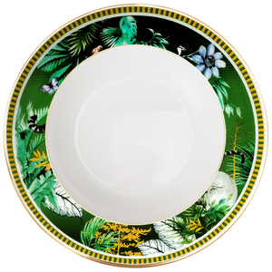 Ensemble d'assiettes en céramique, motif Jungle, tigre, Lemur, Catta, vaisselle en porcelaine, os coloré, nouveau Design, <span class=keywords><strong>2022</strong></span> - Product Image 3