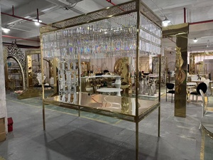 Juego <span class=keywords><strong>de</strong></span> <span class=keywords><strong>Mesa</strong></span> <span class=keywords><strong>de</strong></span> Comedor <span class=keywords><strong>de</strong></span> Acero Inoxidable <span class=keywords><strong>de</strong></span> Lujo, Sillas y Mesas <span class=keywords><strong>para</strong></span> Bodas, Salón <span class=keywords><strong>de</strong></span> Banquetes, Hotel, <span class=keywords><strong>Eventos</strong></span> - Product Image 3