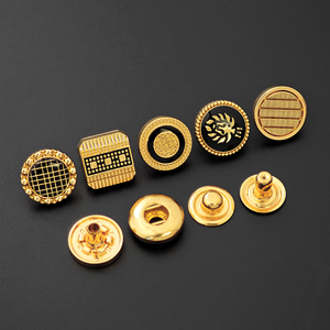 Custom Pattern logo 12mm Clothes Custom Dress Press Metal Snap <b>Buttons</b> for Clothes - Product Image 1