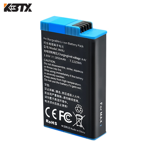 Untuk GoPro MAX2 7.1225Wh 3.85V 1850mAh Baterai Li-ion Pengganti Cocok untuk Kamera Aksi Panorama GoPro MAX 2 - Product Image 3