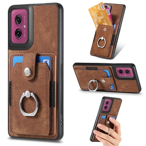 Funda con Anillo Elástico para Moto G35/G55/<span class=keywords><strong>G</strong></span> Play 5G 2024, Funda Tipo Cartera Retro para Redmi 14C 4G - Product Image 5