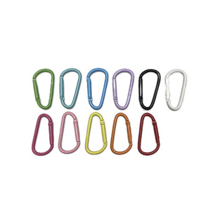 Colorful D-Shaped Aluminum Alloy Carabiner <b>Spring</b> <b>Gate</b> Outdoor Hanging And Securing Hook <b>For</b> Backpacks And Gear - Product Image 3