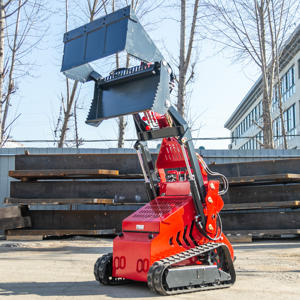 Tipe Track Mini kualitas tinggi pemuat setir selip untuk muatan kargo gudang - Product Image 3