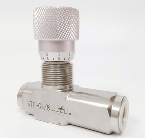 Vanne de régulation de débit hydraulique pour mini-excavatrice STB-G3/8 L08 M14 DN10 STB-G1/4 - Product Image 3