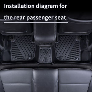 Juego Completo de Tapetes para Auto 5D 3D de TPE para Todo Clima, Alfombrillas Fáciles de Limpiar y Resistentes al Desgaste, Diseñadas para <span class=keywords><strong>Hyundai</strong></span> <span class=keywords><strong>Tucson</strong></span> L - Product Image 4