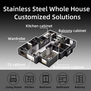 Fournisseur Vitrine à vin SS304 Zéro formaldéhyde Bar Cabinet Anti-déformation Durable et robuste Armoire à liqueur - Product Image 5