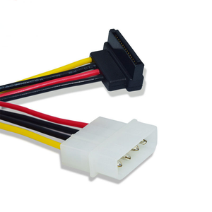 IDE para Cable de alimentación Molex de 4 pines para adaptador en ángulo de 90 grados de 15 pines Material de PVC de 20cm Uso de escritorio en stock - Product Image 4