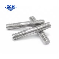 China ZChun Brand CE Certified 304/316 Stainless Steel Double End Stud Bolt | DIN975 Threaded Rod | Corrosion Resistant