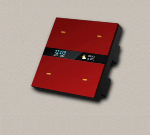 Interrupteur intelligent à 4 touches de 4 pouces pour contrôle de scène (norme britannique), nom modifiable, télécommande Zigbee Tuya, produits pour maison intelligente - Product Image 2