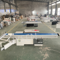 Scie à panneaux horizontale MJ6138D avec table coulissante, haute précision, tension 380V/220V, longueur de travail maximale 3800mm pour une utilisation facile