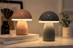 Nordic Metal Fabric LED Table Lamp <b>USB</b>-<b>C</b> Rechargeable Touch Control Portable Warm Ambient Light - Product Image 6